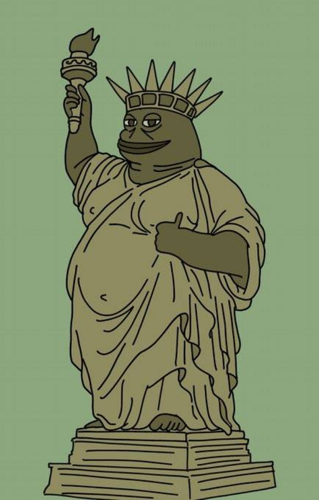 GROYPER Statue